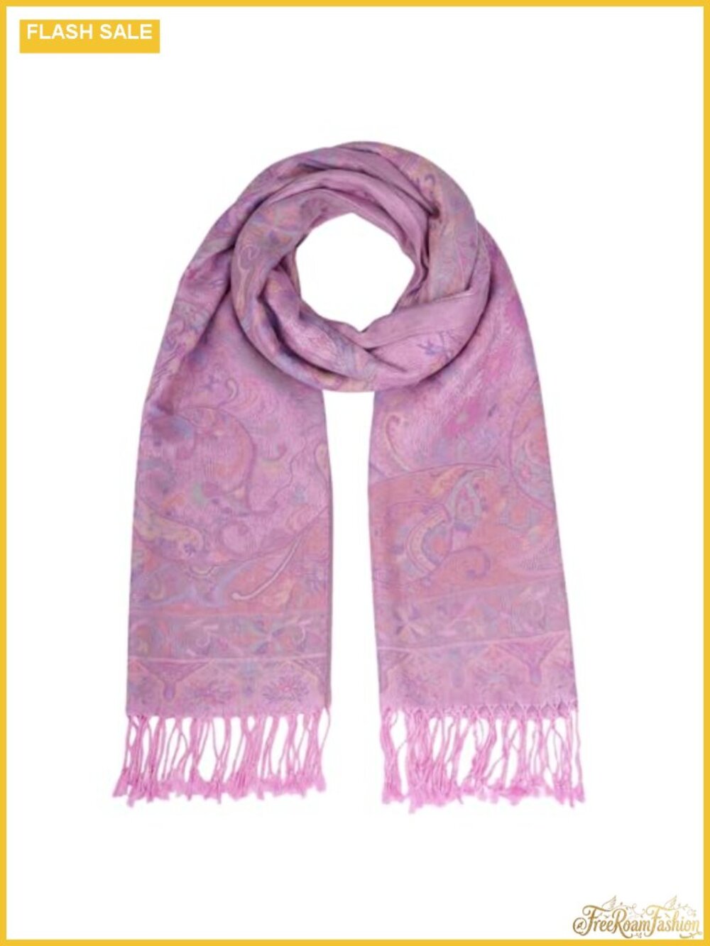 Paisley Jacquard Shawl Wrap Fringe Rave Scarf Boho Coverup
